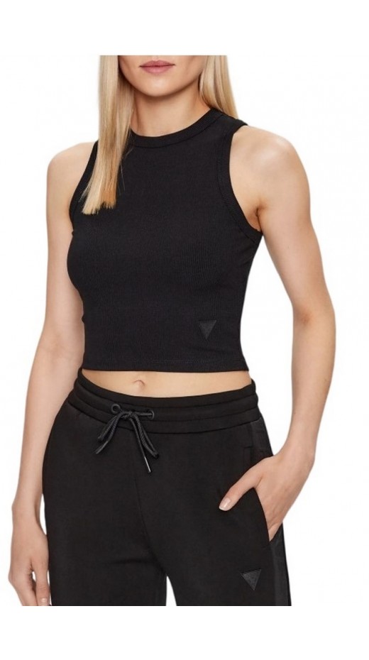 GUESS EDIE TANK ΤΟΠ ΓΥΝΑΙΚΕΙΟ BLACK