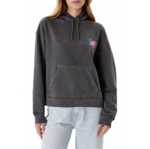 TOMMY JEANS BXY NEON HOODIE EXT ΦΟΥΤΕΡ ΜΠΛΟΥΖΑ ΓΥΝΑΙΚΕΙΑ WASHED BLACK