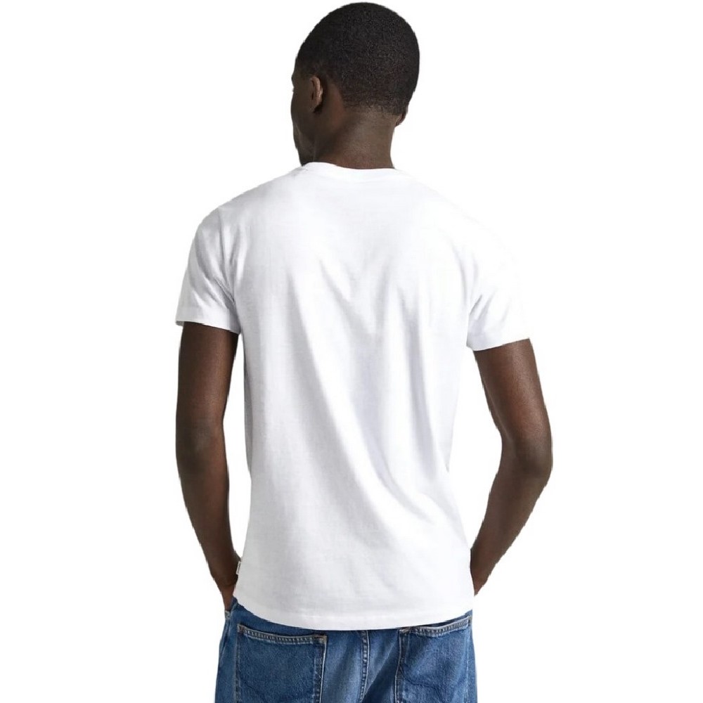 PEPE JEANS LONDON CINTHOM T-SHIRT ΜΠΛΟΥΖΑ ΑΝΔΡΙΚΗ WHITE