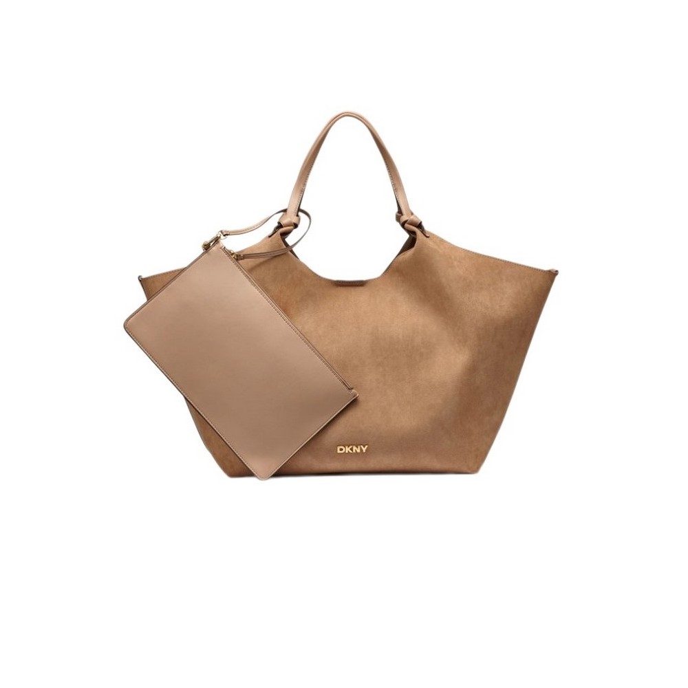 DKNY PAULA TOTE HANDBAG R52BME48 ΤΣΑΝΤΑ ΓΥΝΑΙΚΕΙΑ TAN