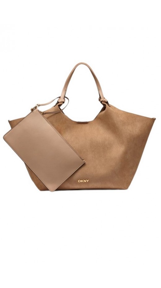 DKNY PAULA TOTE HANDBAG R52BME48 ΤΣΑΝΤΑ ΓΥΝΑΙΚΕΙΑ TAN