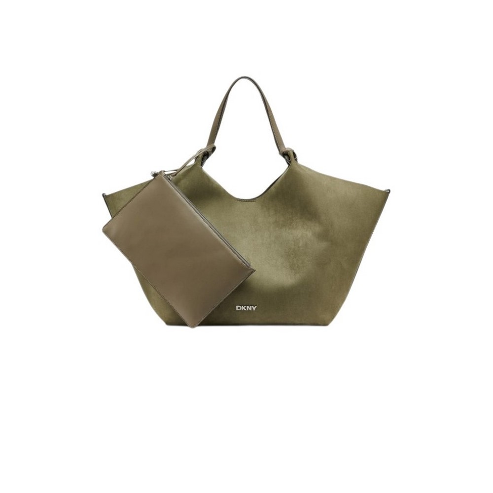 DKNY PAULA TOTE HANDBAG R52BME48 ΤΣΑΝΤΑ ΓΥΝΑΙΚΕΙΑ KHAKI