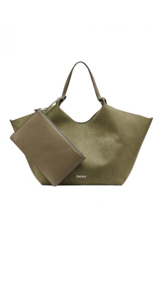 DKNY PAULA TOTE HANDBAG R52BME48 ΤΣΑΝΤΑ ΓΥΝΑΙΚΕΙΑ KHAKI