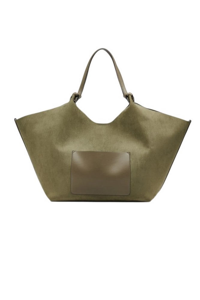 DKNY PAULA TOTE HANDBAG R52BME48 ΤΣΑΝΤΑ ΓΥΝΑΙΚΕΙΑ KHAKI