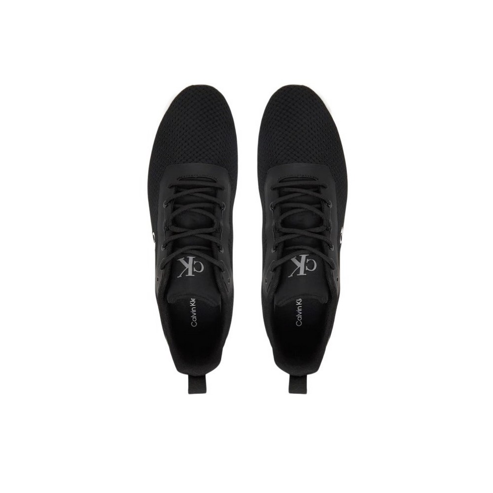 CALVIN KLEIN JEANS EVA RUNNER MIX MESH ΠΑΠΟΥΤΣΙ ΑΝΔΡΙΚΟ BLACK/WHITE