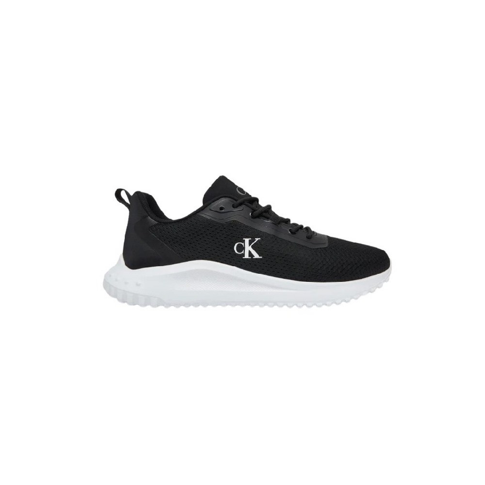 CALVIN KLEIN JEANS EVA RUNNER MIX MESH ΠΑΠΟΥΤΣΙ ΑΝΔΡΙΚΟ BLACK/WHITE