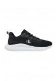 CALVIN KLEIN JEANS EVA RUNNER MIX MESH ΠΑΠΟΥΤΣΙ ΑΝΔΡΙΚΟ BLACK/WHITE
