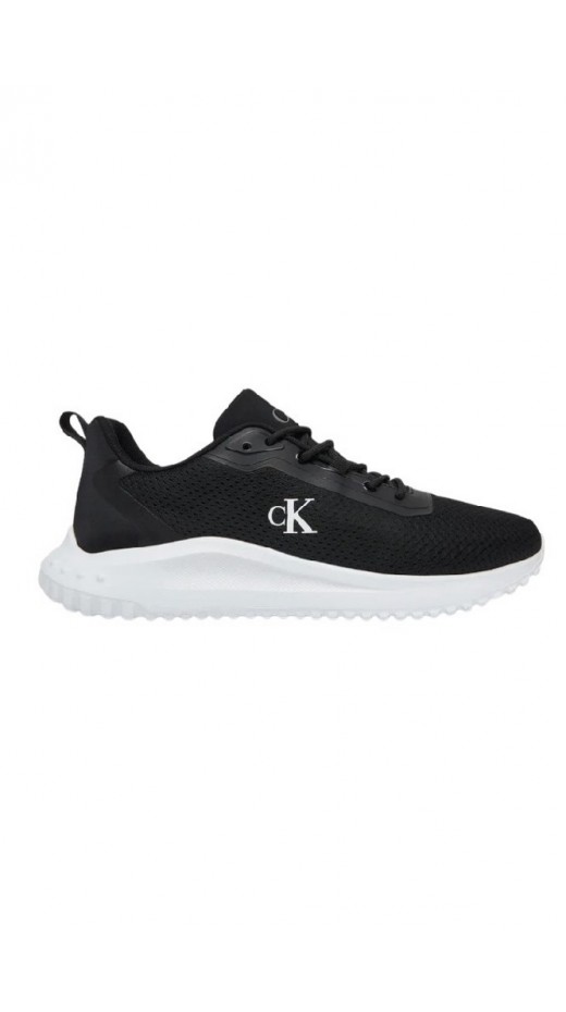 CALVIN KLEIN JEANS EVA RUNNER MIX MESH ΠΑΠΟΥΤΣΙ ΑΝΔΡΙΚΟ BLACK/WHITE