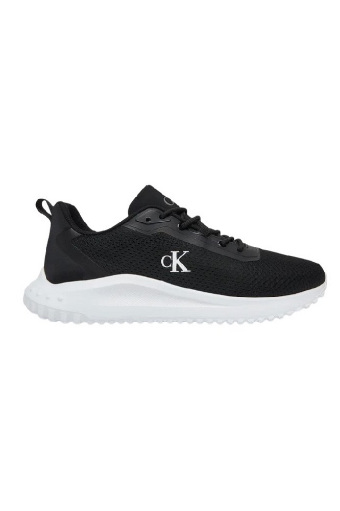 CALVIN KLEIN JEANS EVA RUNNER MIX MESH ΠΑΠΟΥΤΣΙ ΑΝΔΡΙΚΟ BLACK/WHITE