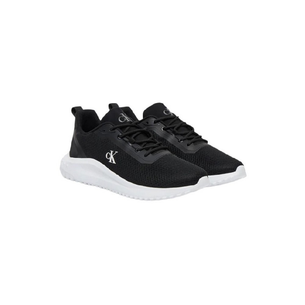 CALVIN KLEIN JEANS EVA RUNNER MIX MESH ΠΑΠΟΥΤΣΙ ΑΝΔΡΙΚΟ BLACK/WHITE