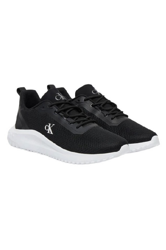 CALVIN KLEIN JEANS EVA RUNNER MIX MESH ΠΑΠΟΥΤΣΙ ΑΝΔΡΙΚΟ BLACK/WHITE