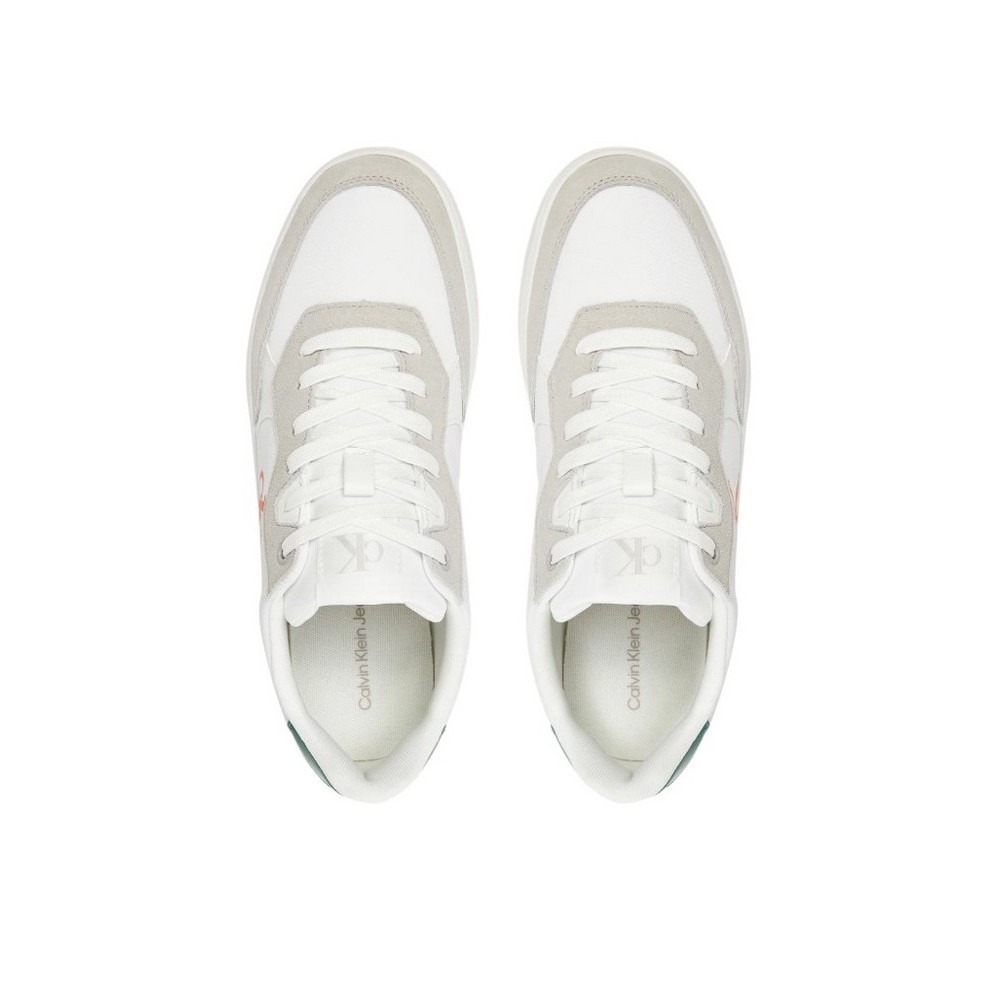 CALVIN KLEIN JEANS CLASSIC CUPSOLE MG NYLON MIX ΠΑΠΟΥΤΣΙ ΑΝΔΡΙΚΟ WHITE