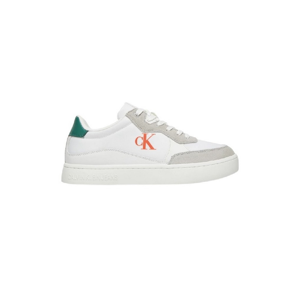 CALVIN KLEIN JEANS CLASSIC CUPSOLE MG NYLON MIX ΠΑΠΟΥΤΣΙ ΑΝΔΡΙΚΟ WHITE