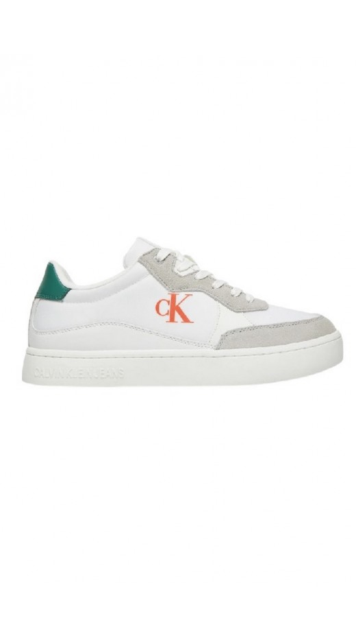 CALVIN KLEIN JEANS CLASSIC CUPSOLE MG NYLON MIX ΠΑΠΟΥΤΣΙ ΑΝΔΡΙΚΟ WHITE