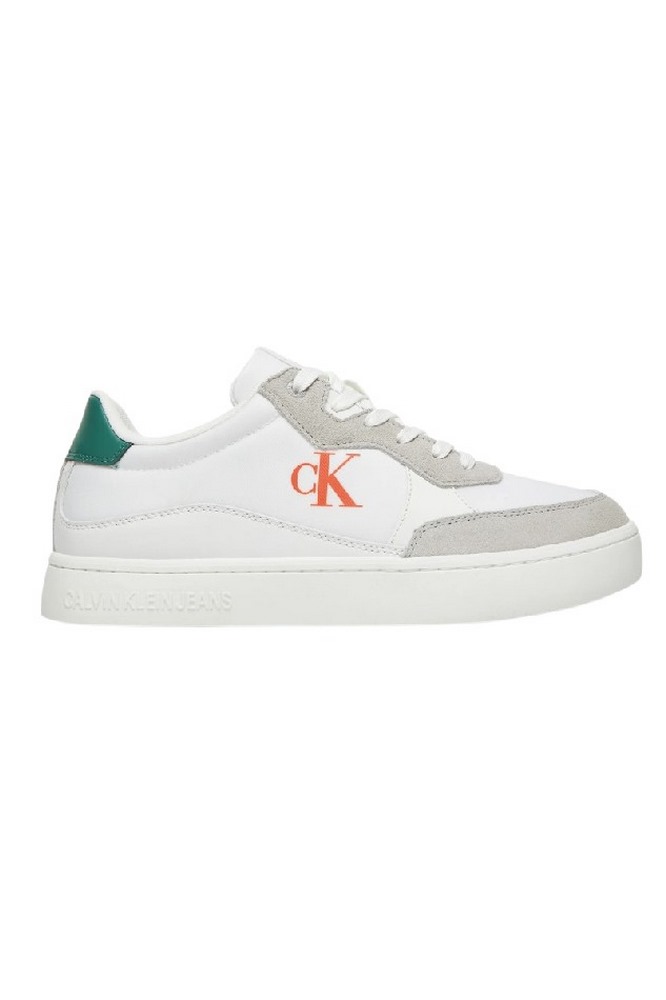 CALVIN KLEIN JEANS CLASSIC CUPSOLE MG NYLON MIX ΠΑΠΟΥΤΣΙ ΑΝΔΡΙΚΟ WHITE