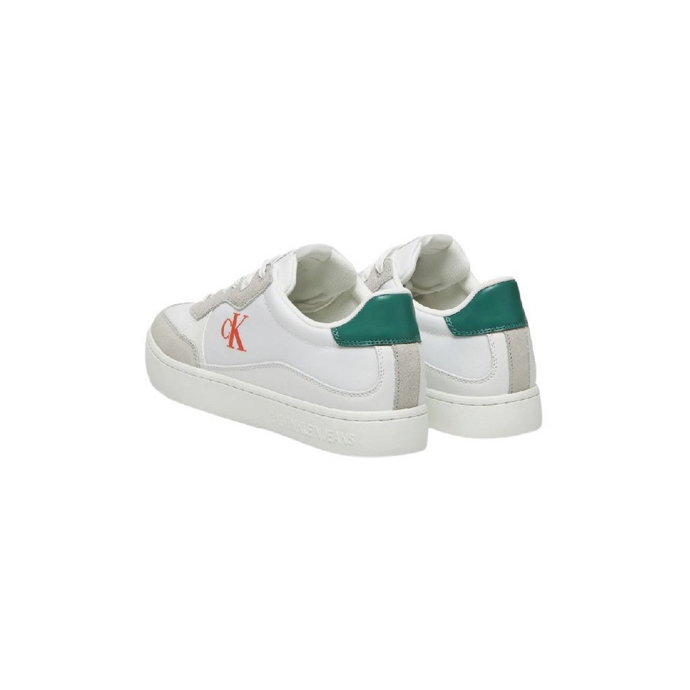CALVIN KLEIN JEANS CLASSIC CUPSOLE MG NYLON MIX ΠΑΠΟΥΤΣΙ ΑΝΔΡΙΚΟ WHITE