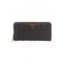 GUESS ELENIA SLG LARGE ZIP AROUND ΑΞΕΣΟΥΑΡ ΠΟΡΤΟΦΟΛΙ ΓΥΝΑΙΚΕΙΟ BLACK