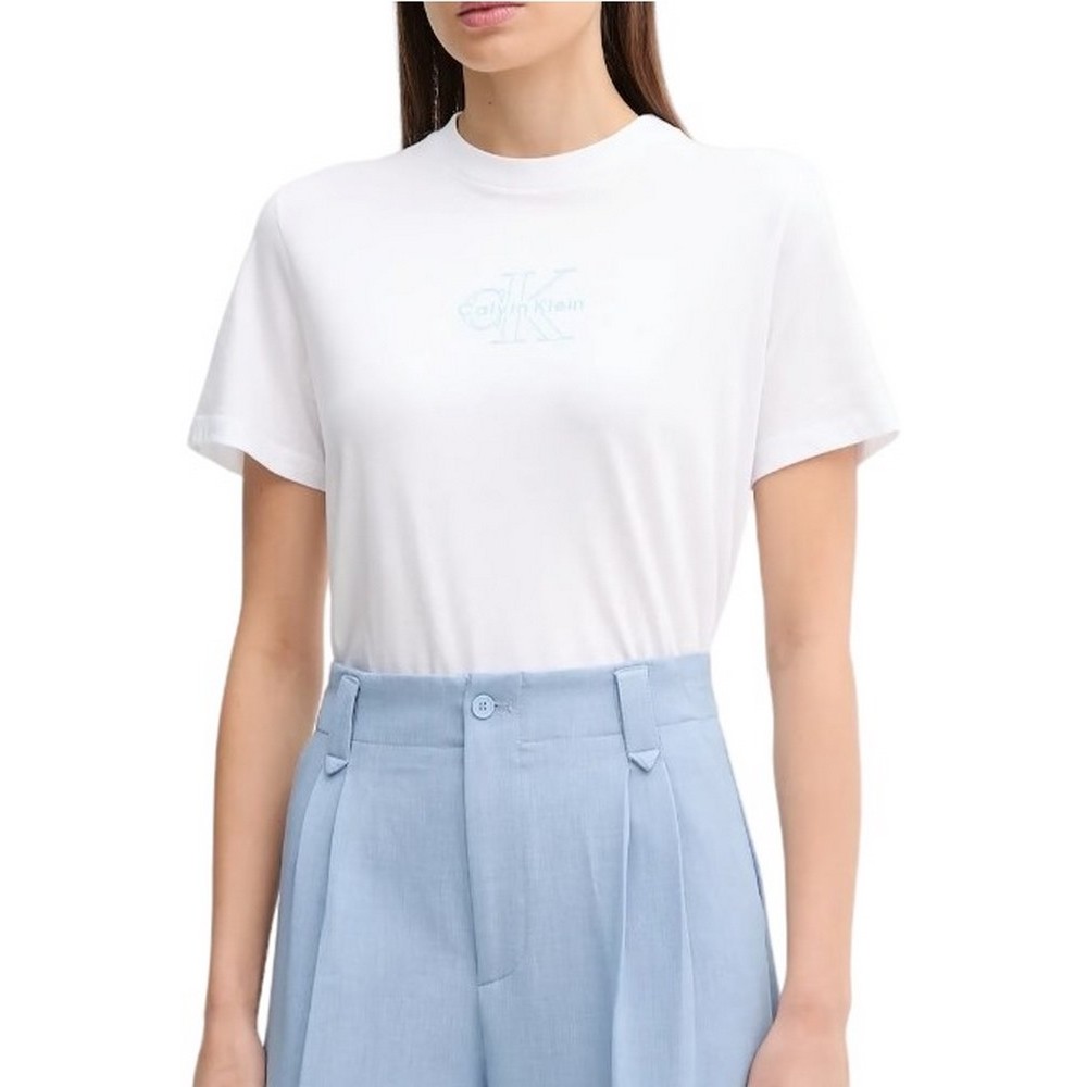 CALVIN KLEIN JEANS CLASSIC FIT TEE T-SHIRT ΜΠΛΟΥΖΑ ΓΥΝΑΚΙΕΑ WHITE