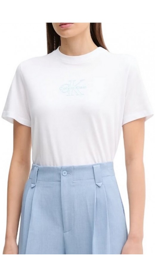 CALVIN KLEIN JEANS CLASSIC FIT TEE T-SHIRT ΜΠΛΟΥΖΑ ΓΥΝΑΚΙΕΑ WHITE