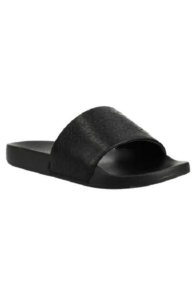 CALVIN KLEIN JEANS POOL SLIDE- HF MONO ΠΑΝΤΟΦΛΑ ΓΥΝΑΙΚΕΙΑ BLACK