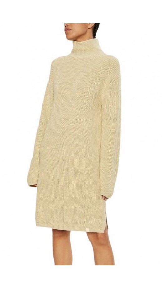 CALVIN KLEIN JEANS CHUNKY LOOSE SWEATER DRESS ΦΟΡΕΜΑ ΠΛΕΚΤΟ ΓΥΝΑΙΚΕΙΟ PELICAN