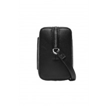 CALVIN KLEIN  DAILY CAMERA BAG CROCO ΤΣΑΝΤΑ ΓΥΝΑΙΚΕΙΑ BLACK