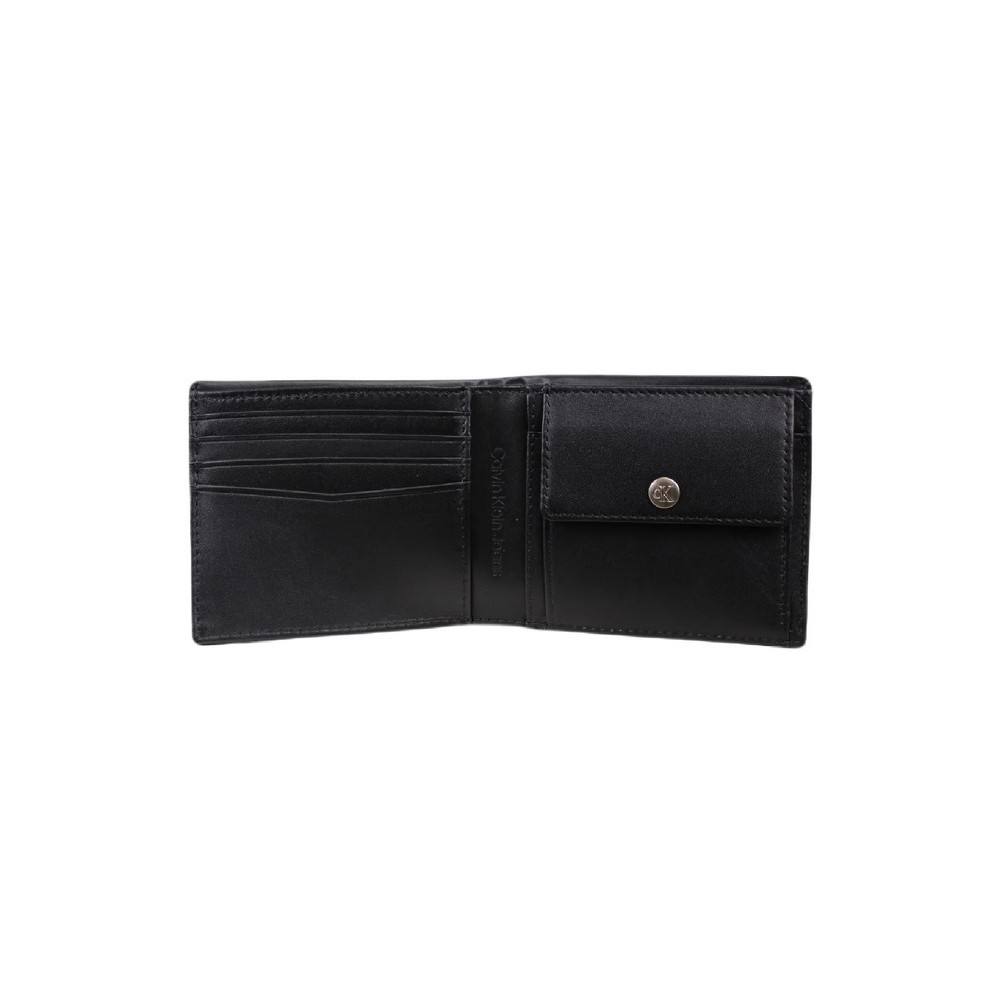 CALVIN KLEIN JEANS MONOGRAM SOFT BIFOLD W/COIN BLACK