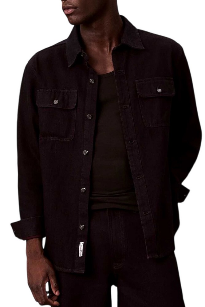 CALVIN KLEIN JEANS 90S MERLOT OVERSHIRT ΠΟΥΚΑΜΙΣΟ ΑΝΔΡΙΚΟ MERLOT