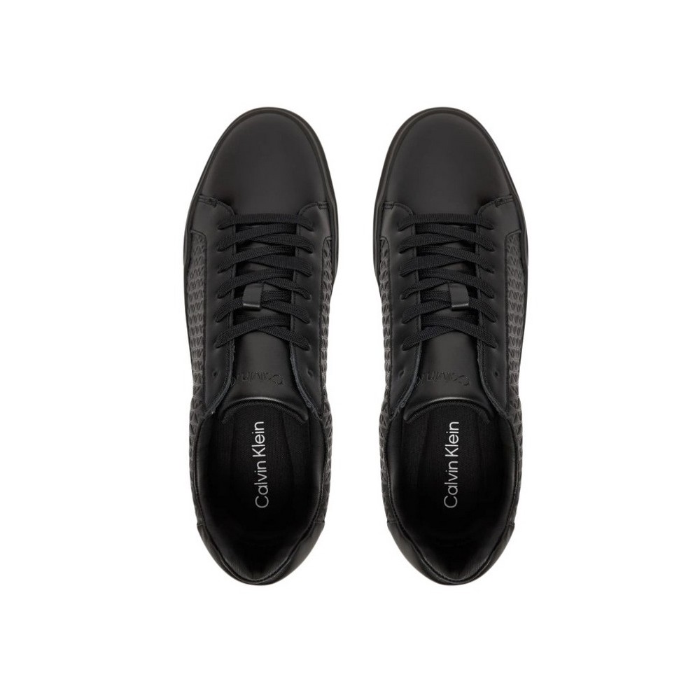 CALVIN KLEIN JEANS CHUNKY CUPSOLE LACEUP LTH AOP ΠΑΠΟΥΤΣΙ ΑΝΔΡΙΚΟ BLACK