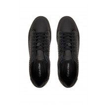CALVIN KLEIN JEANS CHUNKY CUPSOLE LACEUP LTH AOP ΠΑΠΟΥΤΣΙ ΑΝΔΡΙΚΟ BLACK