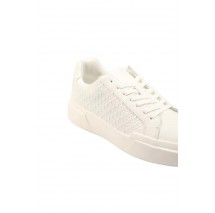 CALVIN KLEIN JEANS CHUNKY CUPSOLE LACEUP LTH AOP ΠΑΠΟΥΤΣΙ ΑΝΔΡΙΚΟ WHITE