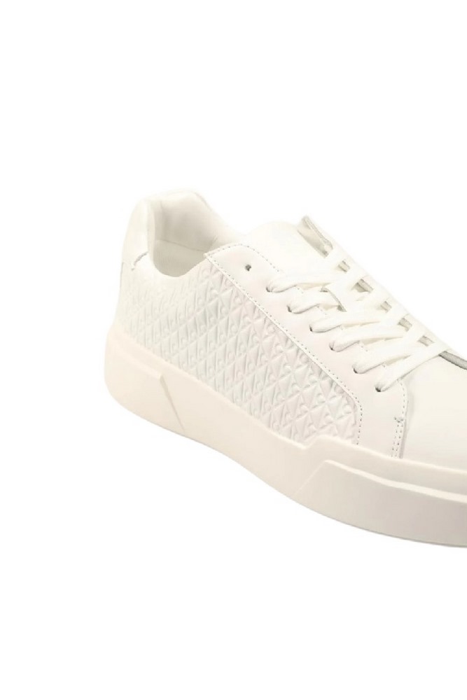 CALVIN KLEIN JEANS CHUNKY CUPSOLE LACEUP LTH AOP ΠΑΠΟΥΤΣΙ ΑΝΔΡΙΚΟ WHITE