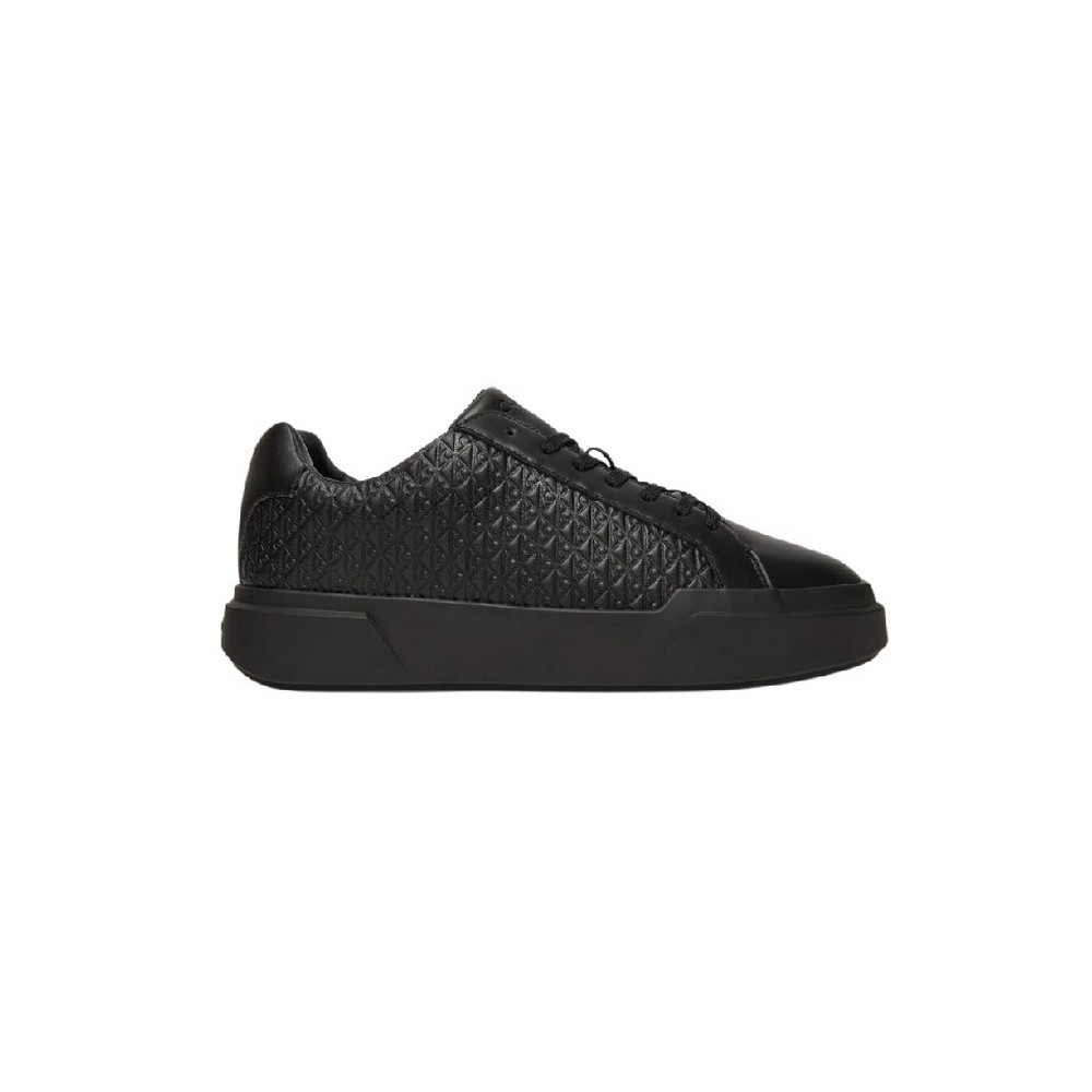 CALVIN KLEIN JEANS CHUNKY CUPSOLE LACEUP LTH AOP ΠΑΠΟΥΤΣΙ ΑΝΔΡΙΚΟ BLACK