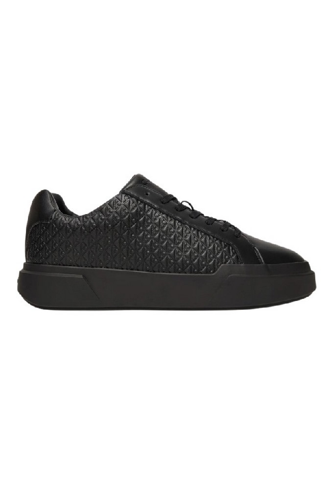CALVIN KLEIN JEANS CHUNKY CUPSOLE LACEUP LTH AOP ΠΑΠΟΥΤΣΙ ΑΝΔΡΙΚΟ BLACK
