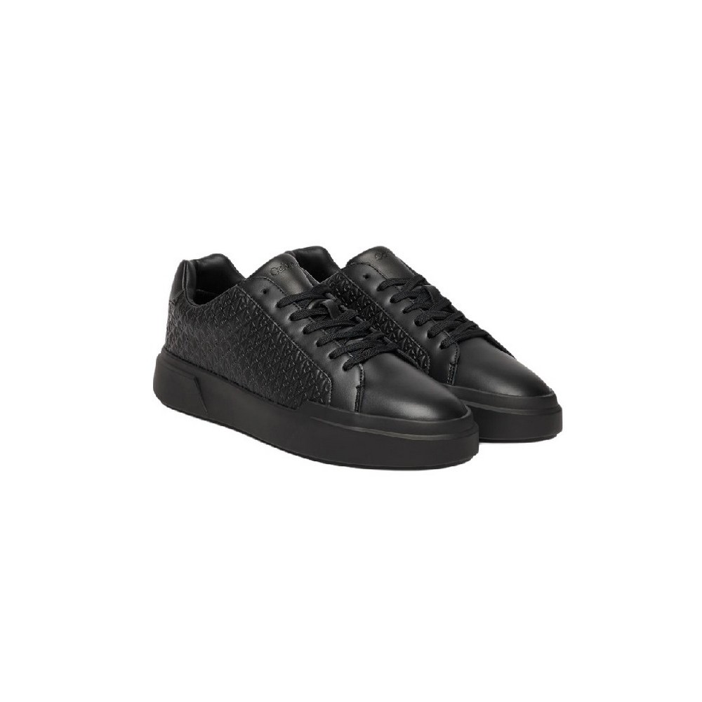 CALVIN KLEIN JEANS CHUNKY CUPSOLE LACEUP LTH AOP ΠΑΠΟΥΤΣΙ ΑΝΔΡΙΚΟ BLACK