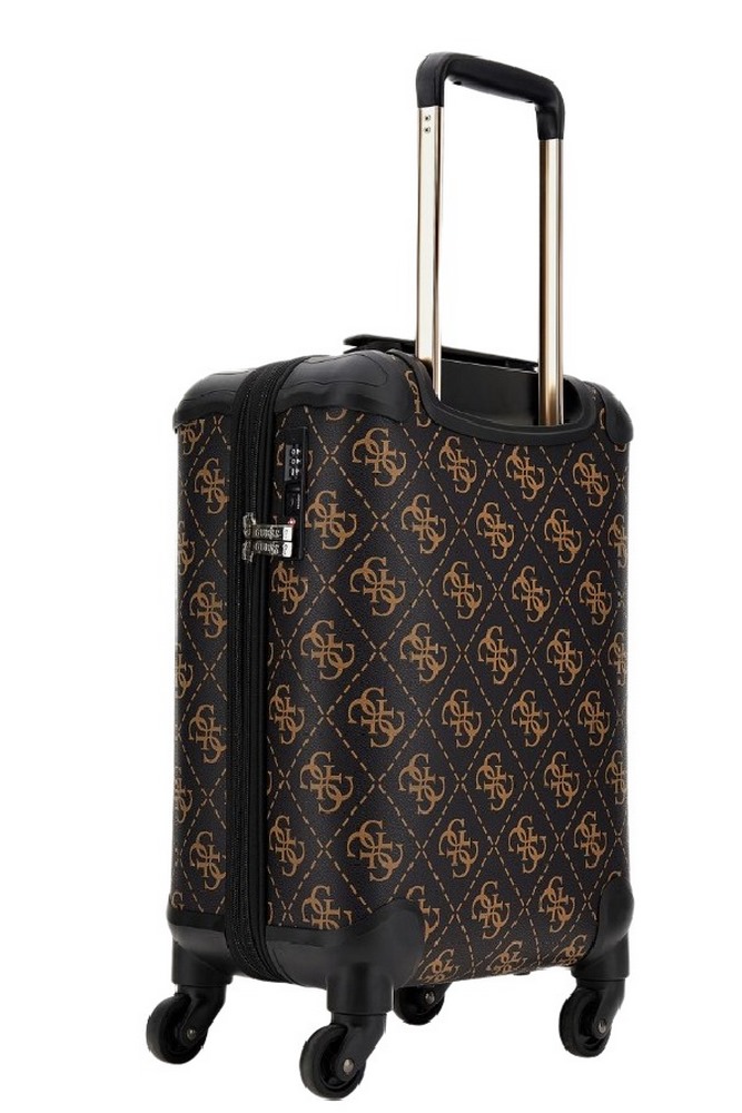 GUESS BERTA 18 IN 4-WHEELER ΒΑΛΙΤΣΑ ΓΥΝΑΙΚΕΙΑ BROWN