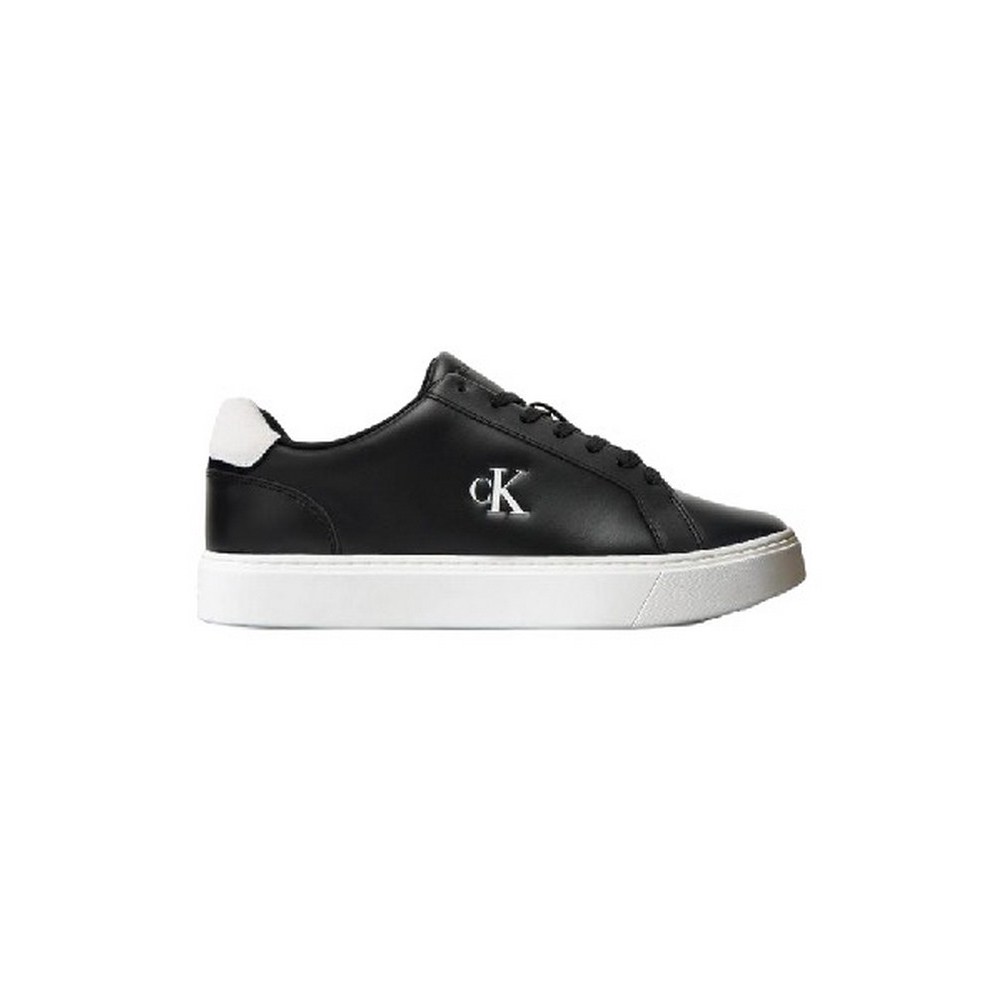 CALVIN KLEIN JEANS CLASSIC CUPSOLE LACEUP LTH ΠΑΠΟΥΤΣΙ ΑΝΔΡΙΚΟ BLACK/WHITE