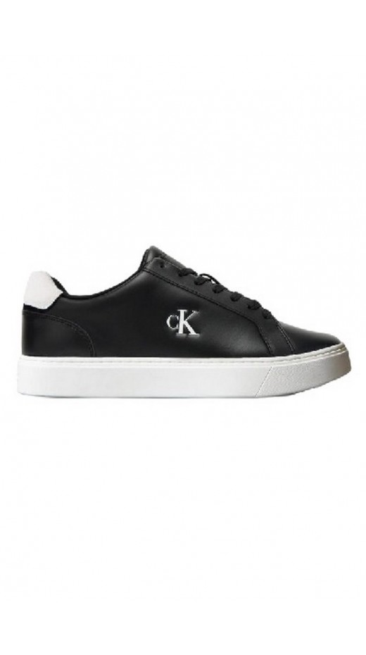 CALVIN KLEIN JEANS CLASSIC CUPSOLE LACEUP LTH ΠΑΠΟΥΤΣΙ ΑΝΔΡΙΚΟ BLACK/WHITE