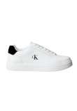 CALVIN KLEIN JEANS CLASSIC CUPSOLE LACEUP LTH ΠΑΠΟΥΤΣΙ ΑΝΔΡΙΚΟ WHITE/BLACK
