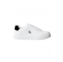 CALVIN KLEIN JEANS CLASSIC CUPSOLE LACEUP LTH ΠΑΠΟΥΤΣΙ ΑΝΔΡΙΚΟ WHITE/BLACK