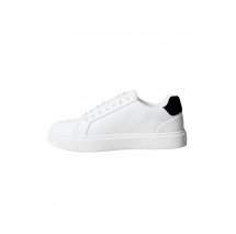 CALVIN KLEIN JEANS CLASSIC CUPSOLE LACEUP LTH ΠΑΠΟΥΤΣΙ ΑΝΔΡΙΚΟ WHITE/BLACK