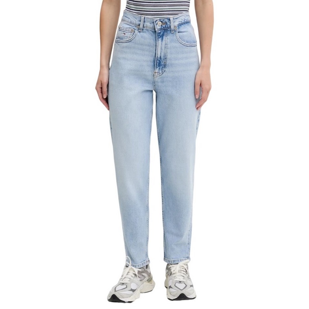 TOMMY JEANS MOM JEAN UH TPR BI0112 ΠΑΝΤΕΛΟΝΙ ΓΥΝΑΙΚΕΙΟ DENIM LIGHT