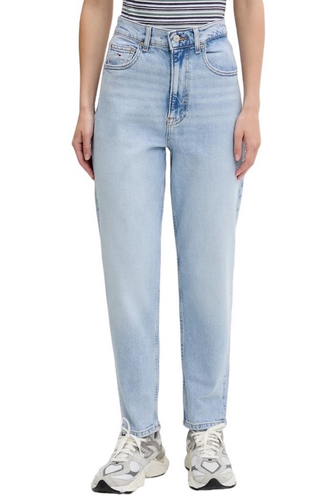 TOMMY JEANS MOM JEAN UH TPR BI0112 ΠΑΝΤΕΛΟΝΙ ΓΥΝΑΙΚΕΙΟ DENIM LIGHT