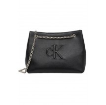 CALVIN KLEIN JEANS SCULPTED CHAIN SHOULDER BAG ΤΣΑΝΤΑ ΓΥΝΑΙΚΕΙΑ BLACK
