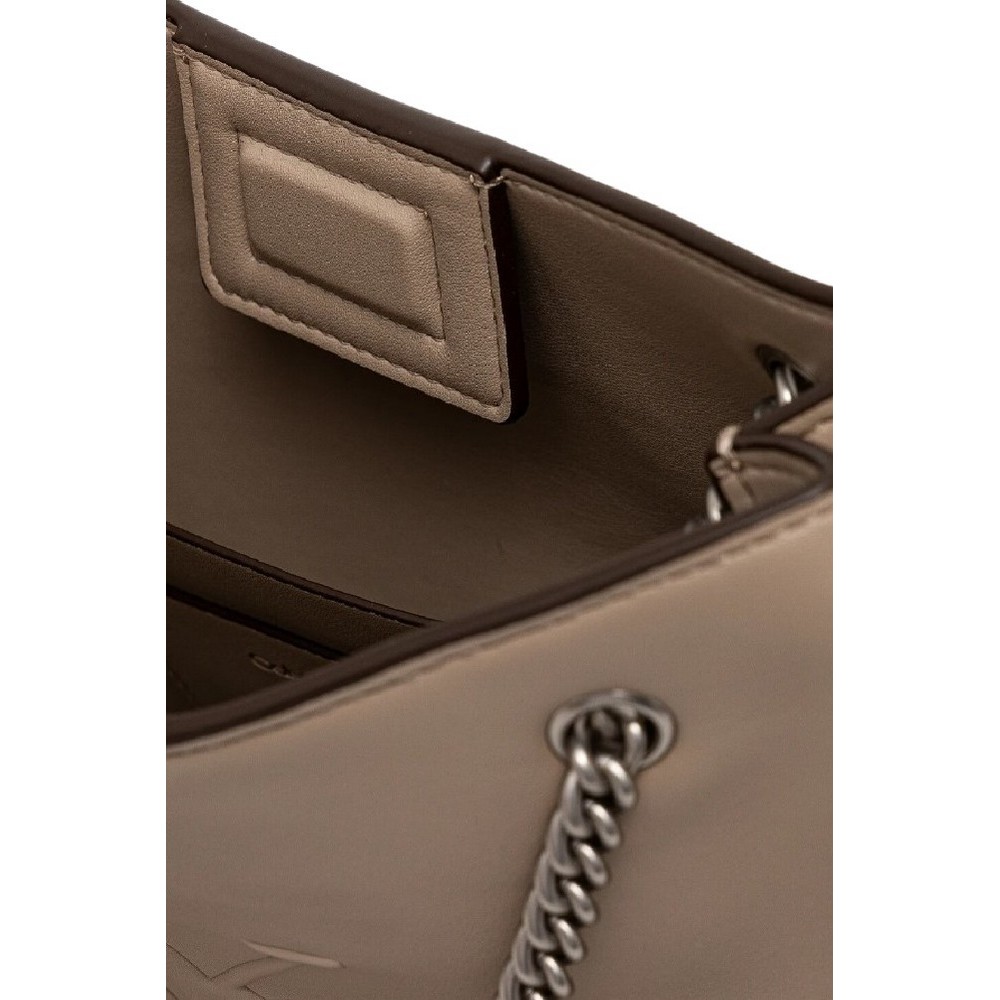 CALVIN KLEIN JEANS SCULPTED CHAIN SHOULDER BAG ΤΣΑΝΤΑ ΓΥΝΑΙΚΕΙΑ BEIGE