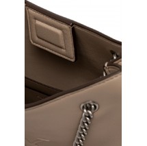 CALVIN KLEIN JEANS SCULPTED CHAIN SHOULDER BAG ΤΣΑΝΤΑ ΓΥΝΑΙΚΕΙΑ BEIGE