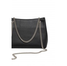 CALVIN KLEIN JEANS SCULPTED CHAIN SHOULDER BAG ΤΣΑΝΤΑ ΓΥΝΑΙΚΕΙΑ BLACK
