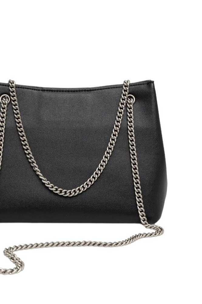 CALVIN KLEIN JEANS SCULPTED CHAIN SHOULDER BAG ΤΣΑΝΤΑ ΓΥΝΑΙΚΕΙΑ BLACK