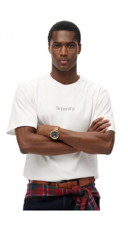 SUPERDRY D2 SDSW CORE LOGO CITY T-SHIRT ΜΠΛΟΥΖΑ ΑΝΔΡΙΚΗ WHITE