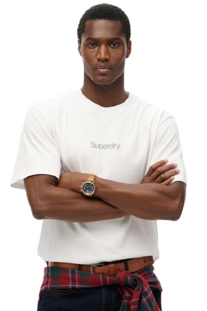 SUPERDRY D2 SDSW CORE LOGO CITY T-SHIRT ΜΠΛΟΥΖΑ ΑΝΔΡΙΚΗ WHITE